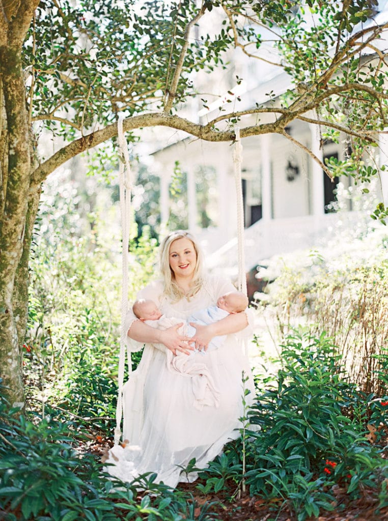 Savannah Twin Newborn Photography