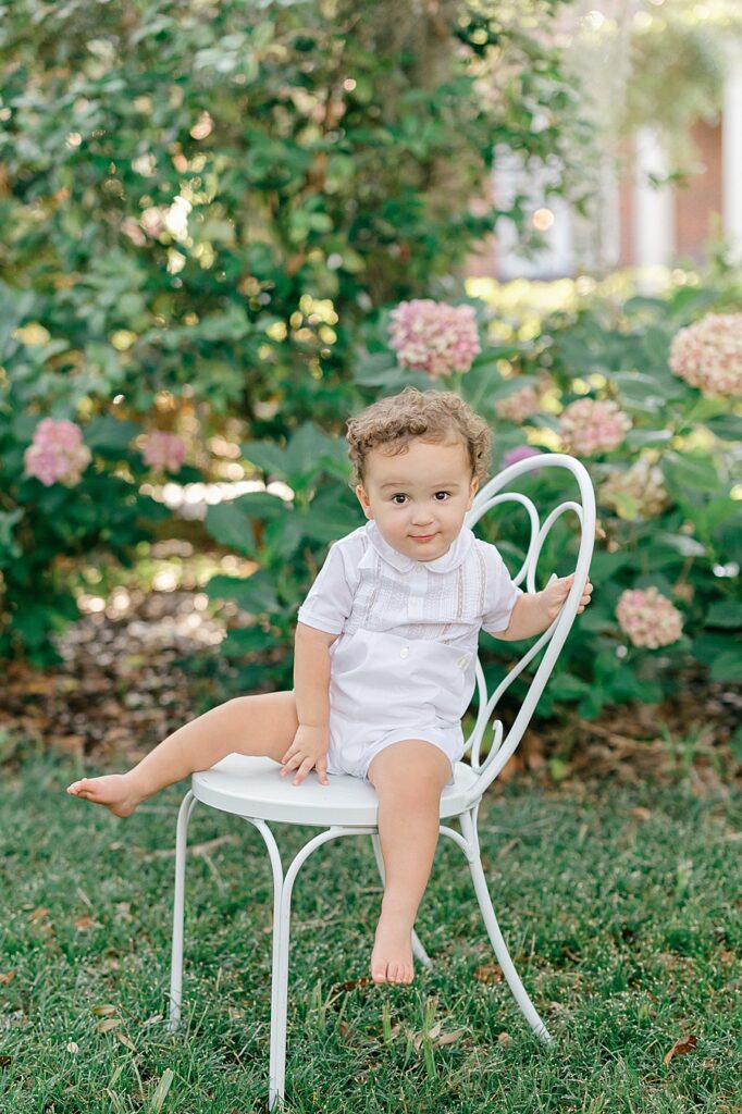 Toddler Picture wearing feltman brothers in downtown Savannah